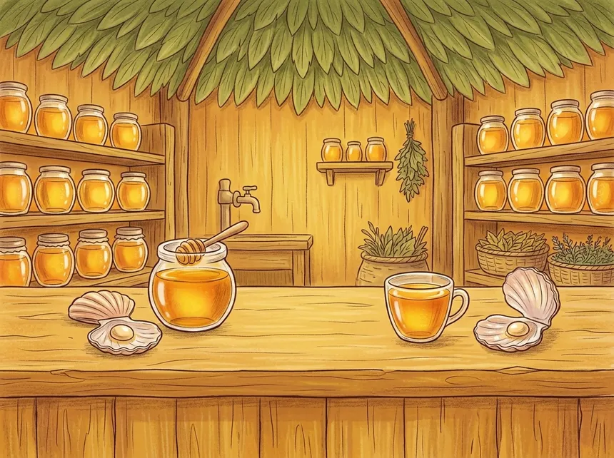 琥珀店的店內